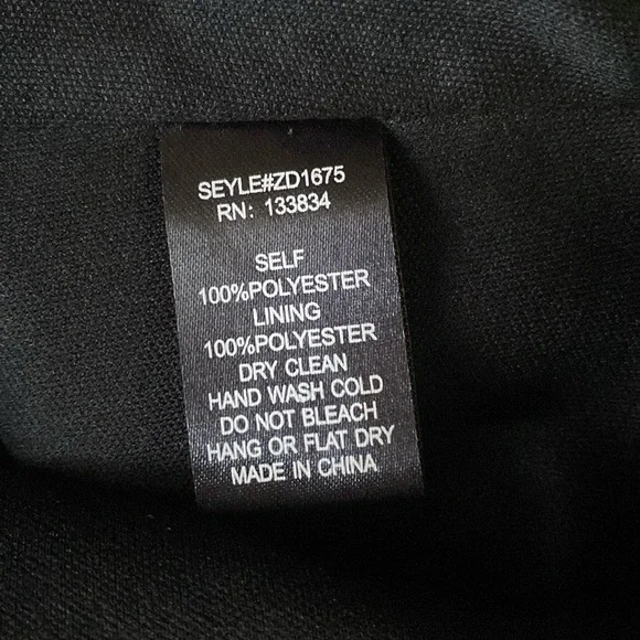 Windsor Gold and Black Sequin Mini Dress - Picture 6 of 6